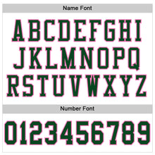 Load image into Gallery viewer, Custom White Green-Pink Mesh Authentic Football Jersey
