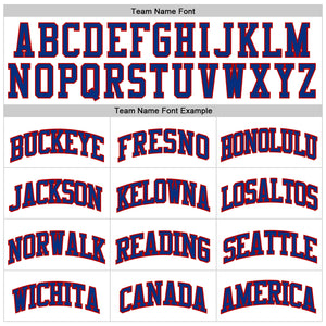 Custom White Royal-Red Authentic Throwback Basketball Jersey