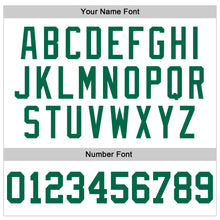 Load image into Gallery viewer, Custom White Kelly Green Authentic Throwback Basketball Jersey
