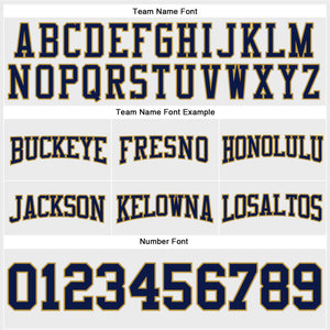Custom Stitched White Navy-Old Gold Football Pullover Sweatshirt Hoodie