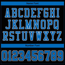 Load image into Gallery viewer, Custom Black Panther Blue-White Mesh Authentic Football Jersey
