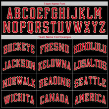 Load image into Gallery viewer, Custom Stitched Black Red-Cream Sports Pullover Sweatshirt Hoodie
