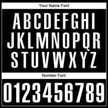 Load image into Gallery viewer, Custom Black White Authentic Baseball Jersey
