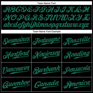 Custom Black Gold-Kelly Green Authentic Baseball Jersey