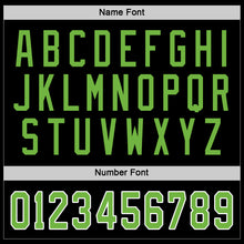 Load image into Gallery viewer, Custom Black Neon Green-White Hockey Jersey
