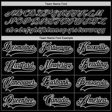 Load image into Gallery viewer, Custom Black Black-Gray Hockey Jersey
