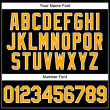 Load image into Gallery viewer, Custom Black Gold-Red Authentic Baseball Jersey
