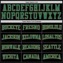 Load image into Gallery viewer, Custom Stitched Black Kelly Green-Old Gold Sports Pullover Sweatshirt Hoodie
