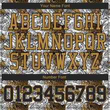 Load image into Gallery viewer, Custom Stitched Black Black-Old Gold 3D Pattern Design Leopard Sports Pullover Sweatshirt Hoodie
