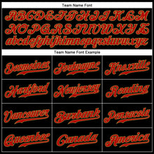 Load image into Gallery viewer, Custom Black Red-Old Gold Authentic Baseball Jersey
