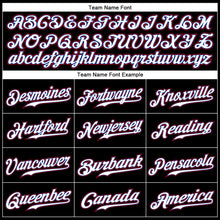 Load image into Gallery viewer, Custom Black White-Red Authentic Baseball Jersey
