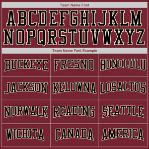 Custom Stitched Burgundy White-Cream Sports Pullover Sweatshirt Hoodie