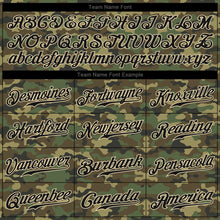 Load image into Gallery viewer, Custom Stitched Camo Black-Cream Sports Pullover Sweatshirt Salute To Service Hoodie
