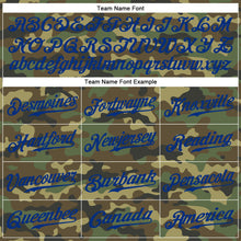 Load image into Gallery viewer, Custom Camo Royal-Red Authentic Salute To Service Baseball Jersey
