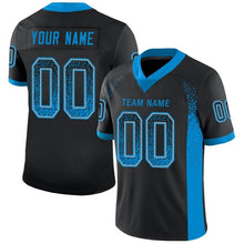 Load image into Gallery viewer, Custom Black Panther Blue-Gray Mesh Drift Fashion Football Jersey
