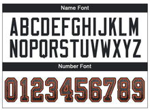 Load image into Gallery viewer, Custom Gray Black-Orange Mesh Drift Fashion Football Jersey
