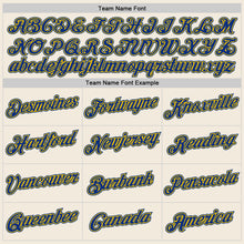 Load image into Gallery viewer, Custom Stitched Cream Royal-Gold Sports Pullover Sweatshirt Hoodie

