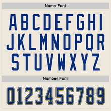 Load image into Gallery viewer, Custom Cream Royal-Gold Hockey Jersey
