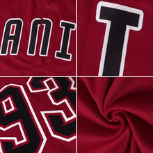 Load image into Gallery viewer, Custom Crimson City Cream-Black Authentic Baseball Jersey
