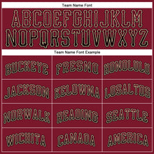 Load image into Gallery viewer, Custom Crimson Black-Cream Authentic Drift Fashion Baseball Jersey
