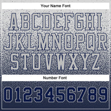 Load image into Gallery viewer, Custom Stitched Gray Navy Fade Fashion Sports Pullover Sweatshirt Hoodie
