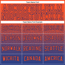 Load image into Gallery viewer, Custom Stitched Royal Orange Fade Fashion Sports Pullover Sweatshirt Hoodie
