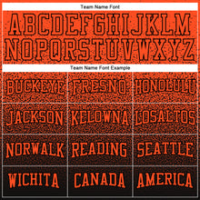 Load image into Gallery viewer, Custom Stitched Black Orange Fade Fashion Sports Pullover Sweatshirt Hoodie
