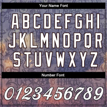 Load image into Gallery viewer, Custom Graffiti Pattern White-Black 3D Sky&#39;s The Limit Authentic Baseball Jersey
