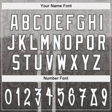 Load image into Gallery viewer, Custom Graffiti Pattern White-Gray 3D Picaxao Authentic Baseball Jersey
