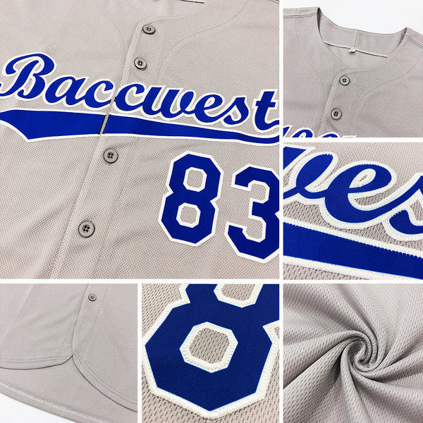 Creat Baseball Authentic Gray Black Gold Jersey – FiitgCustom