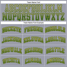 Load image into Gallery viewer, Custom Gray Green-Gold Authentic Drift Fashion Baseball Jersey
