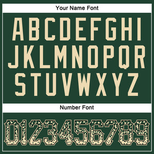 Custom Green Cream-Black Authentic Drift Fashion Baseball Jersey