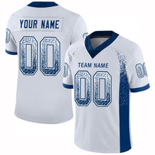Load image into Gallery viewer, Custom White Royal Drift Fashion Football Jersey
