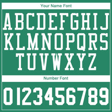 Load image into Gallery viewer, Custom Kelly Green White Round Neck Suit Basketball Jersey
