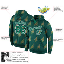 Load image into Gallery viewer, Custom Stitched Kelly Green Kelly Green-White Christmas 3D Sports Pullover Sweatshirt Hoodie
