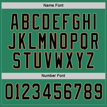 Load image into Gallery viewer, Custom Kelly Green Black-Old Gold Hockey Jersey
