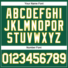 Load image into Gallery viewer, Custom Kelly Green White-Gold Authentic Baseball Jersey
