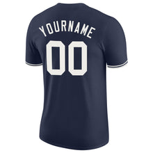 Load image into Gallery viewer, Custom Navy White Performance T-Shirt
