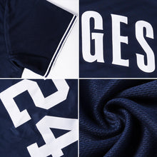 Load image into Gallery viewer, Custom Navy Red-White Authentic Baseball Jersey

