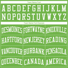 Load image into Gallery viewer, Custom Neon Green White Round Neck Basketball Jersey
