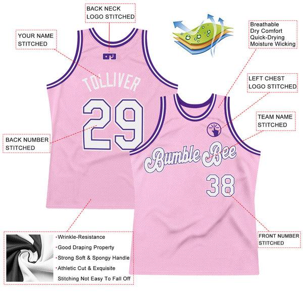 Custom Black Pink-Light Blue Fade Fashion Authentic City Edition Basketball  Jersey