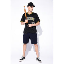 Load image into Gallery viewer, Custom Black Gold-White Baseball Jersey

