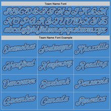 Load image into Gallery viewer, Custom Powder Blue Powder Blue-Navy Authentic Baseball Jersey
