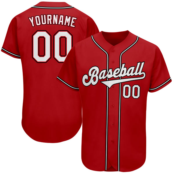 red and black baseball uniforms