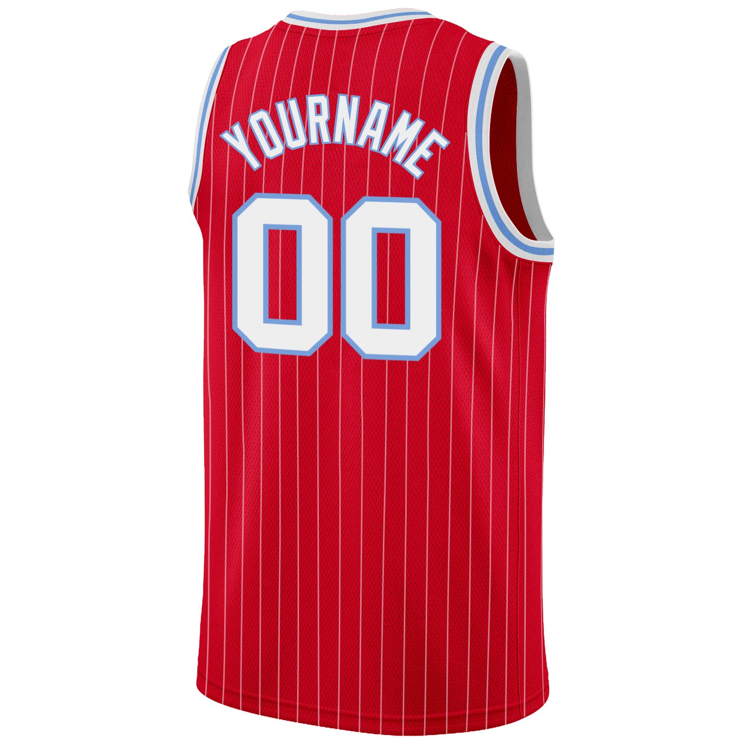 Custom Light Blue White-Red Authentic Fade Fashion Basketball Jersey Fast  Shipping – FiitgCustom