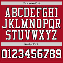 Load image into Gallery viewer, Custom Stitched Red White-Black Sports Pullover Sweatshirt Hoodie
