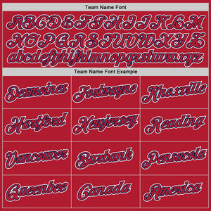 Custom Stitched Red Red-Navy Sports Pullover Sweatshirt Hoodie