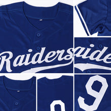 Load image into Gallery viewer, Custom Royal Gray-Navy Authentic Baseball Jersey
