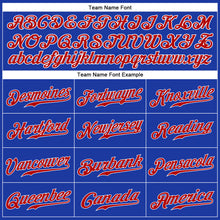 Load image into Gallery viewer, Custom Royal Red-White Authentic Baseball Jersey
