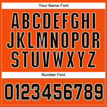 Load image into Gallery viewer, Custom Orange Black Cream-Old Gold Baseball Jersey
